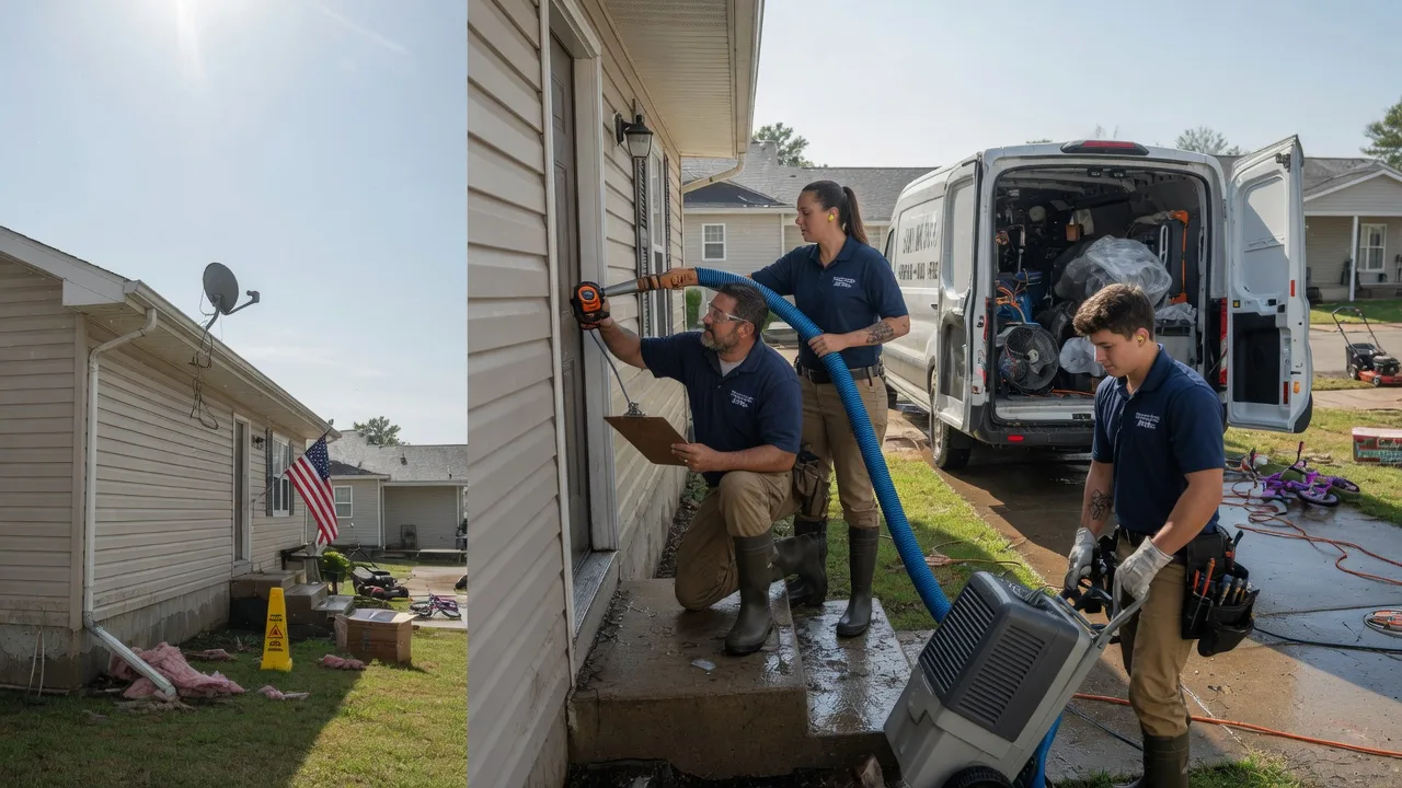 Ceiling Water Damage Restoration in Morganza, LA near me